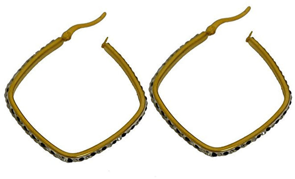 Wholesale YUUUUUUGE Diamond Hoop Earrings